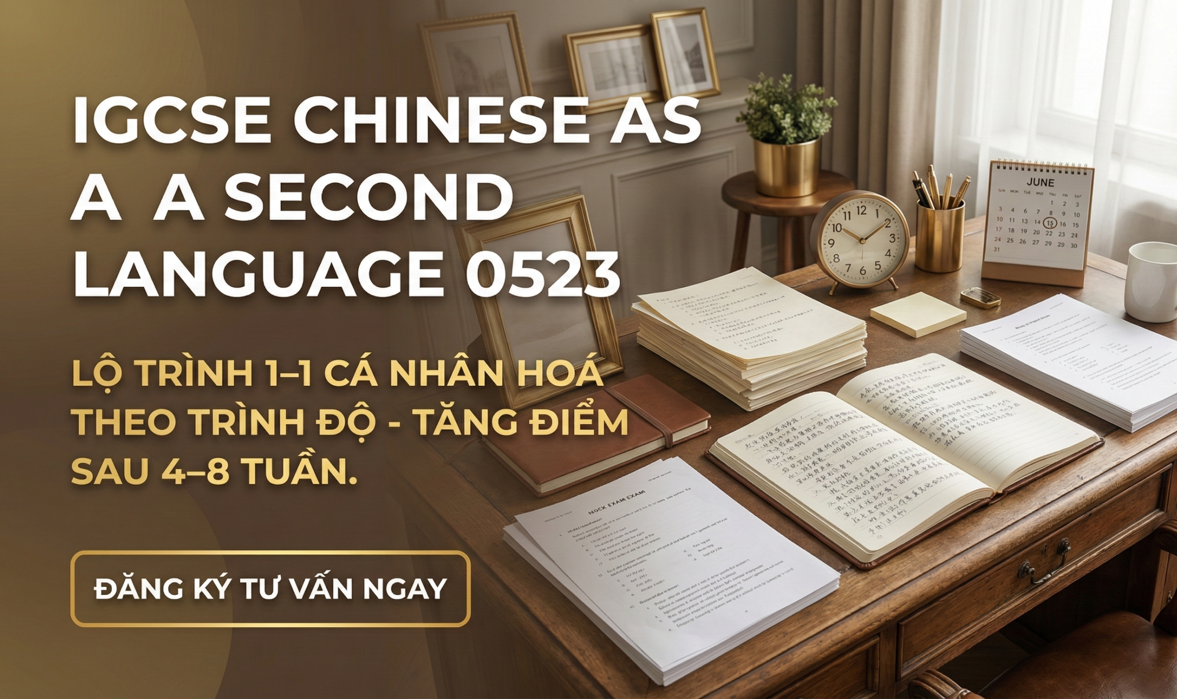 IGCSE Chinese as a Second Language 0523: Cấu trúc đề thi, tiêu chí chấm điểm và bí quyết ôn đạt điểm cao