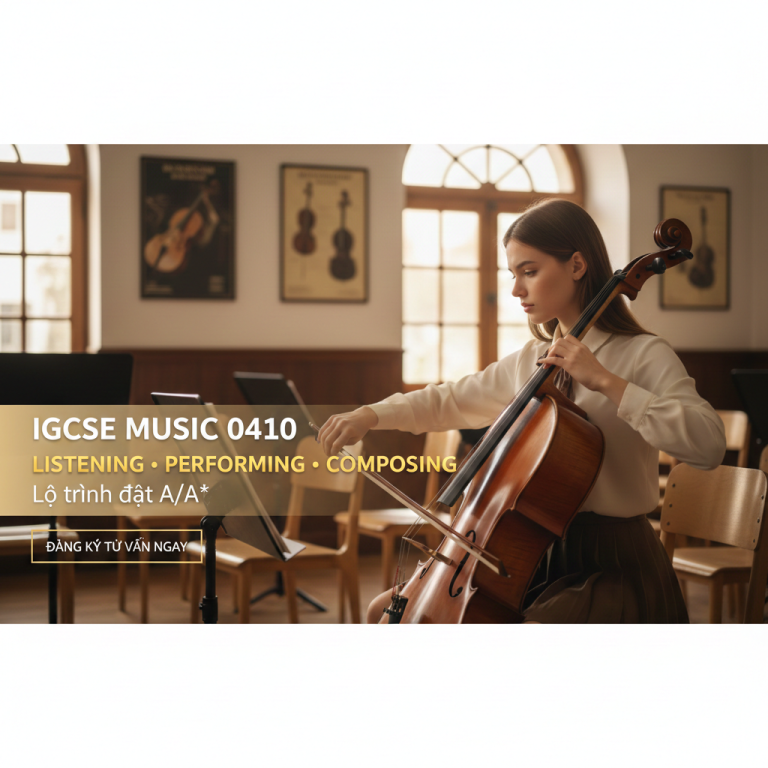 IGCSE Music 0410: Lộ Trình Học, Cấu Trúc Đề Thi & Bí Quyết Đạt A*