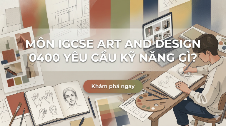 Môn IGCSE Art and Design 0400 yêu cầu kỹ năng gì để học tốt?