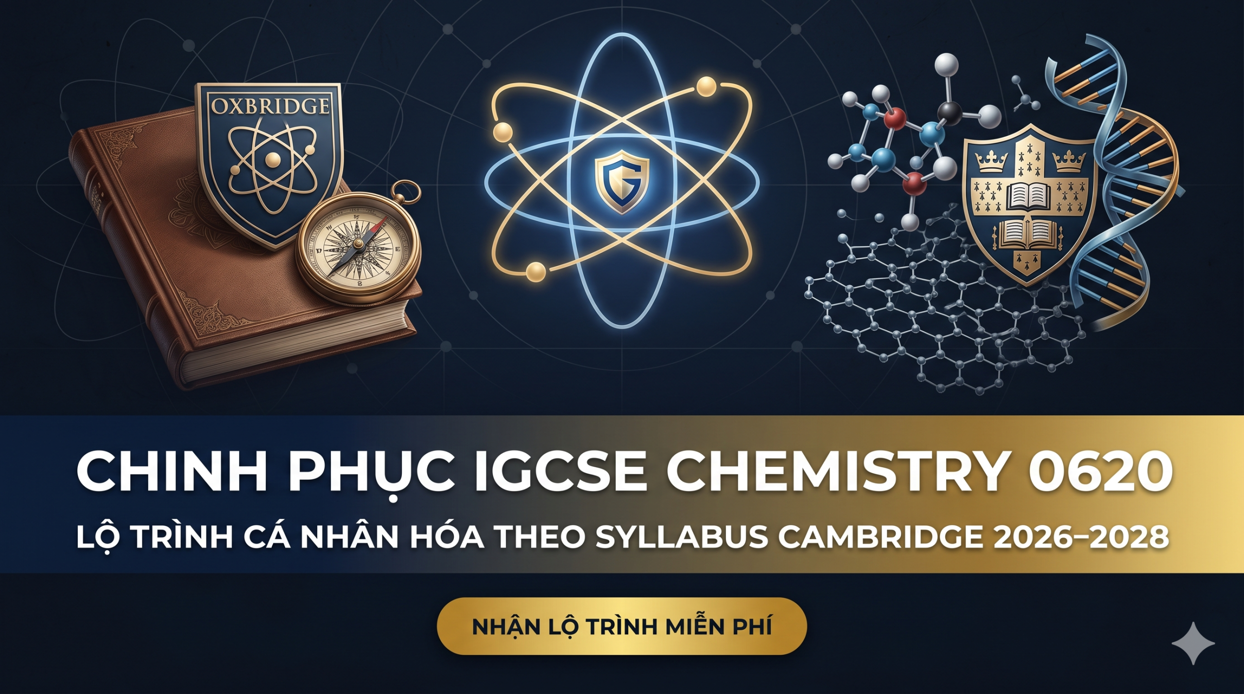 IGCSE Chemistry (Cambridge 0620) không chỉ là môn học về công thức và phản ứng — đây là nền tảng tư duy khoa học cho A Level, IB và AP. Sau hơn 7 năm gia sư thực tế, GIASUIGCSE đúc kết: học sinh đạt điểm cao không phải vì học nhiều, mà vì biết kết nối khái niệm vi mô, tính toán định lượng và phân tích thực nghiệm theo đúng syllabus 2026–2028. Bài viết này sẽ chỉ rõ lộ trình chinh phục IGCSE Chemistry hiệu quả nhất cho kỳ thi sắp tới.