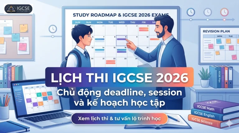 Lịch thi IGCSE 2026 cập nhật mới nhất: Phân tích chiến lược cho học sinh quốc tế tại Việt Nam