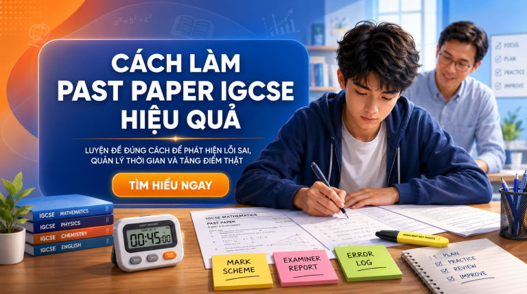 Cách làm Past Paper IGCSE hiệu quả để tăng điểm nhanh