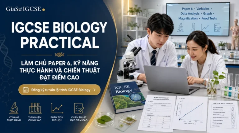 IGCSE Biology Practical: Hướng Dẫn Paper 6 Và Kỹ Năng Thực Hành