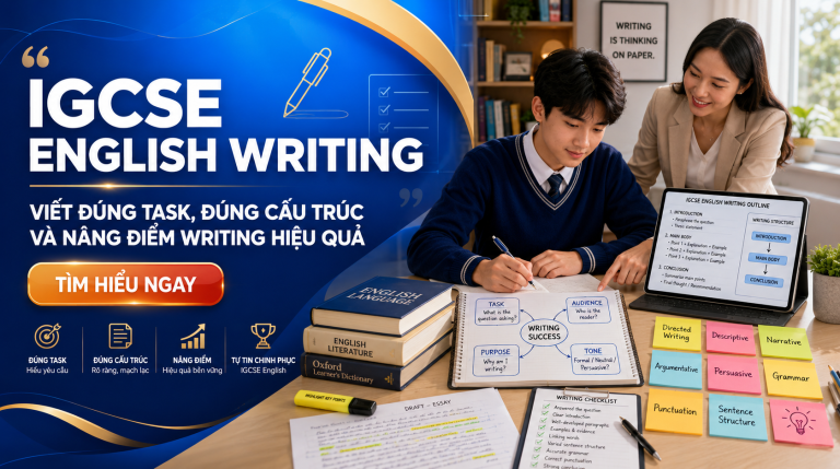 IGCSE English Writing: Cách viết đạt điểm cao