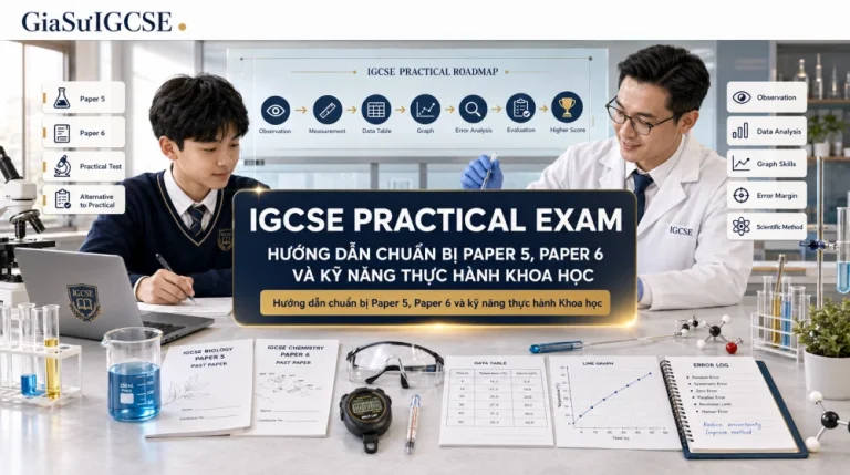 IGCSE Practical Exam: Hướng Dẫn Paper 5, Paper 6 Khoa Học