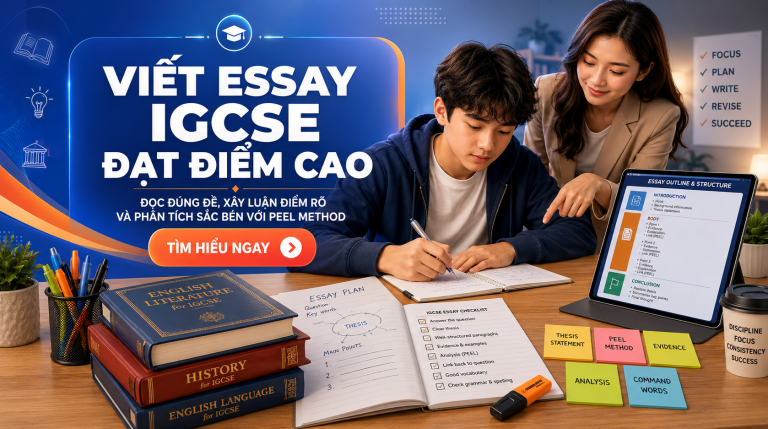 Viết Essay IGCSE: Cách xây bài luận đạt điểm cao